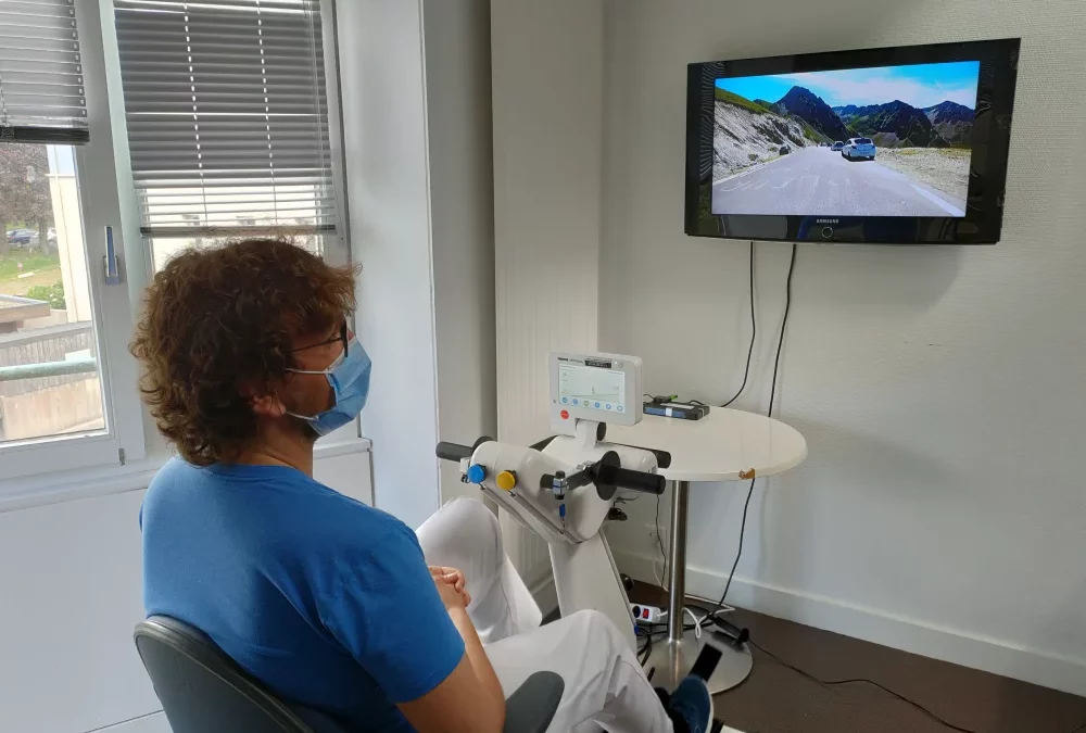 Le BikeLabyrint, sport et plaisir pour les patients !